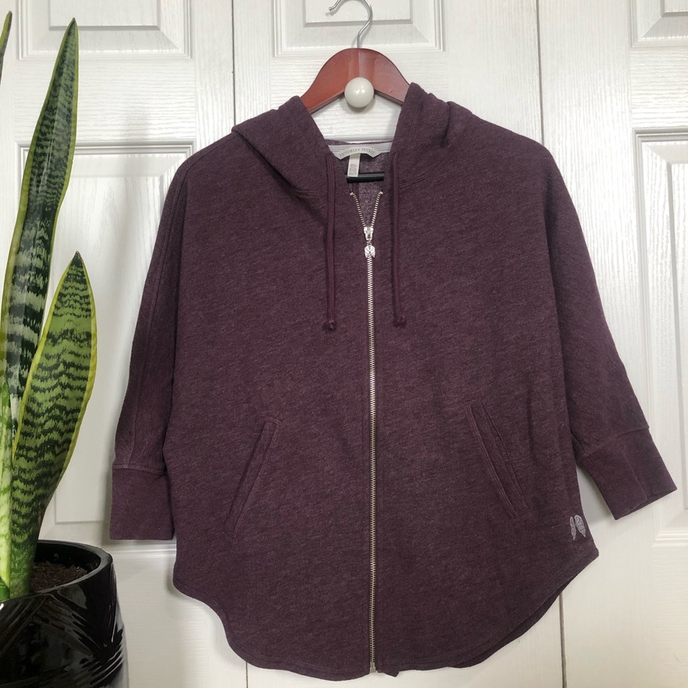 VICTORIA’S SECRET Plum Zip Up